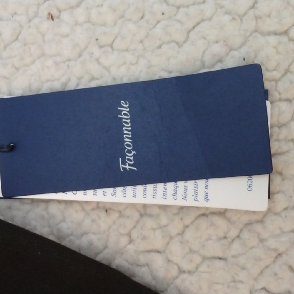 NWT Faconnable Brown Cotton/Wool Pants 36 - 31.5 - Picture 7 of 14